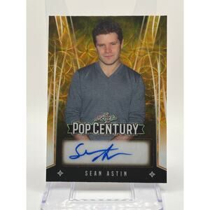 2025 Leaf Pop Century Sean Astin Gold Scope Auto 1/1 SSP Rudy LOTR Autograph